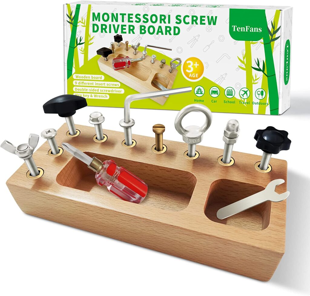 Screwdriver Board - Montessory Learning Toy
